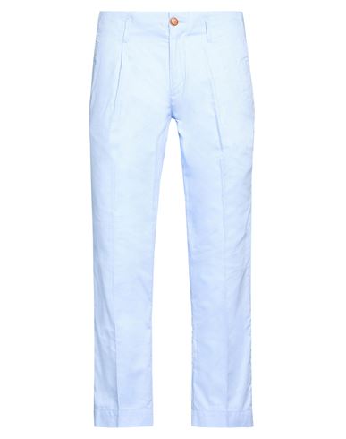 Man Pants Light blue Size 28 Cotton