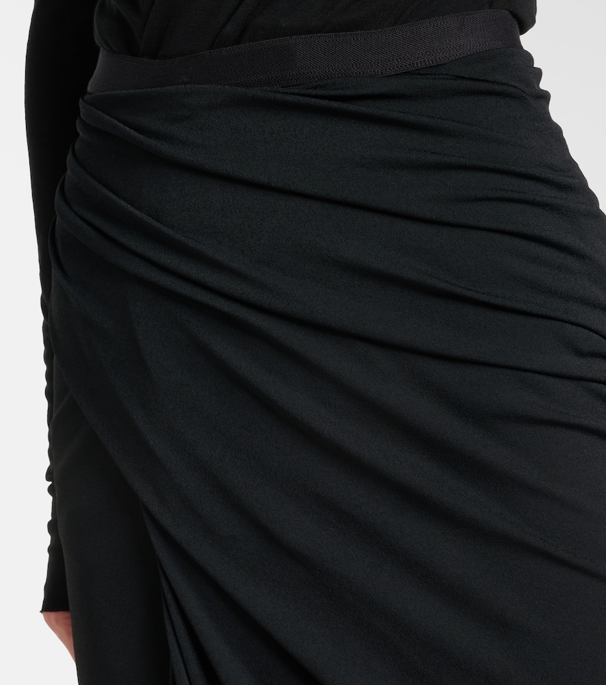 Lilies jersey maxi skirt