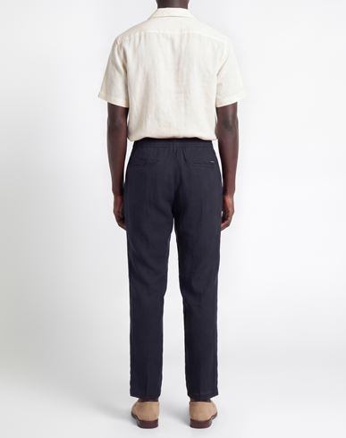 Man Pants Navy Size 36 Linen