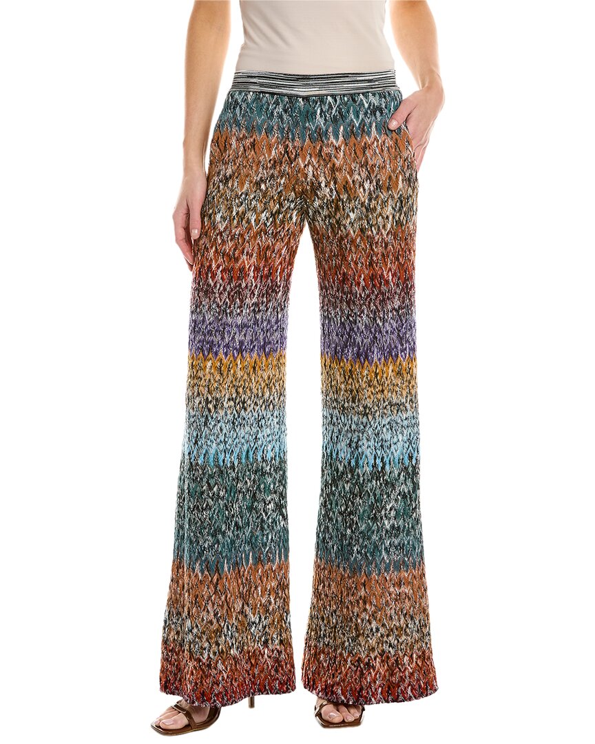 Wool-Blend Palazzo Pant