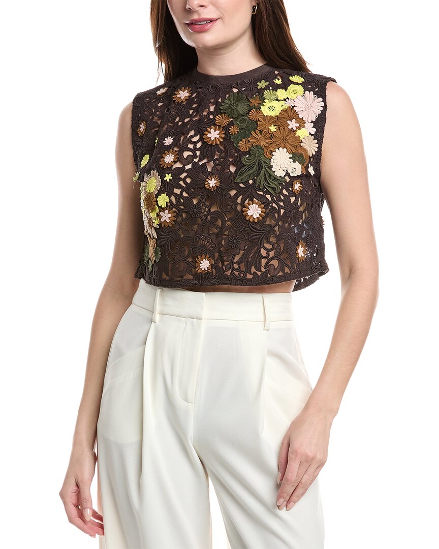 Valentino Wool & Silk-Blend Top