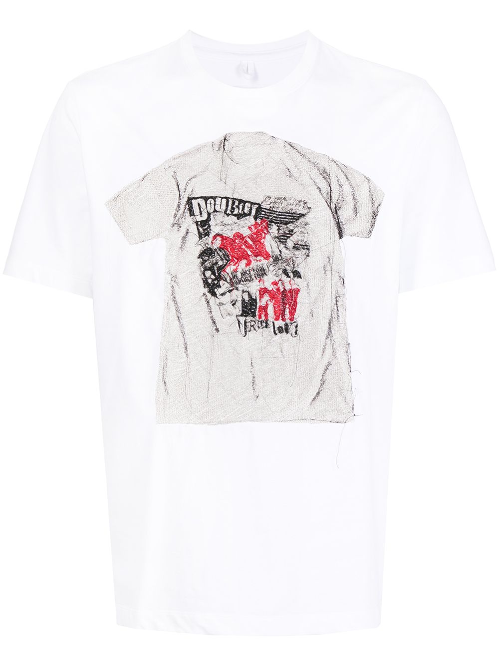 Graphic-print cotton T-shirt - White