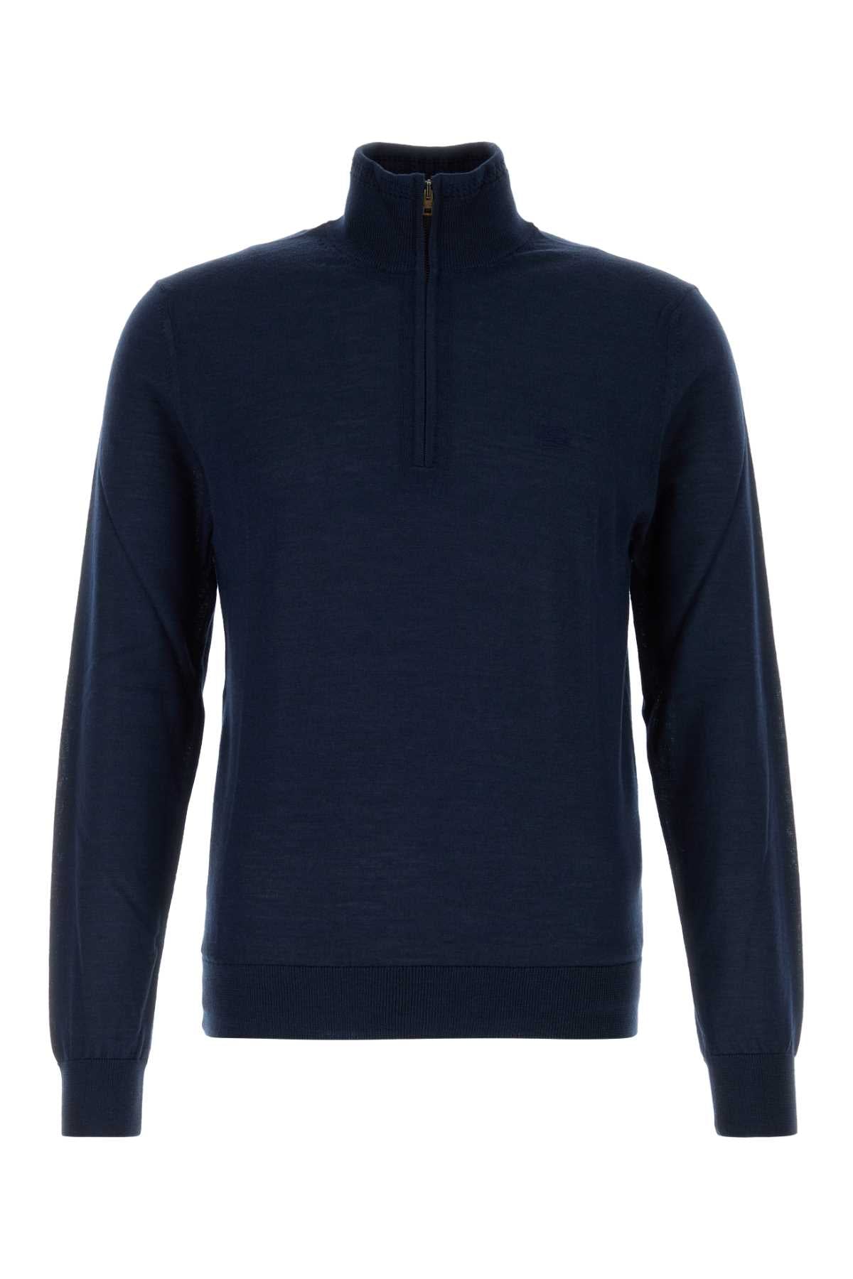 Knit Sweater — Navy