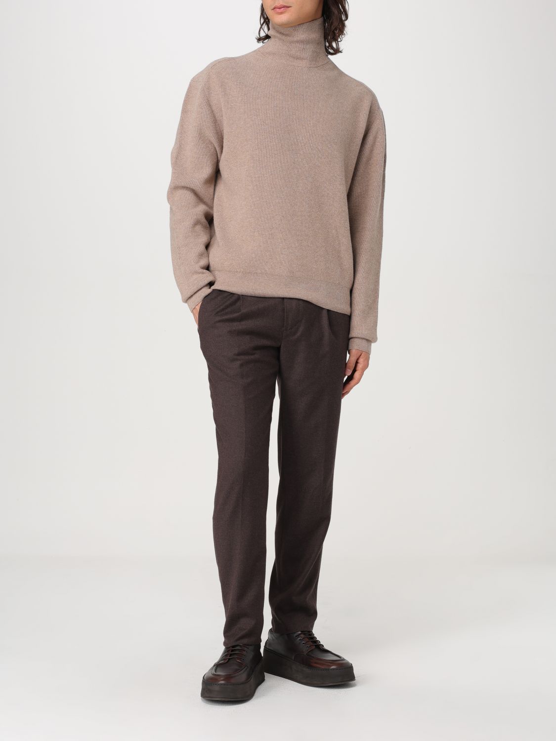 High-neck jumper - Grey