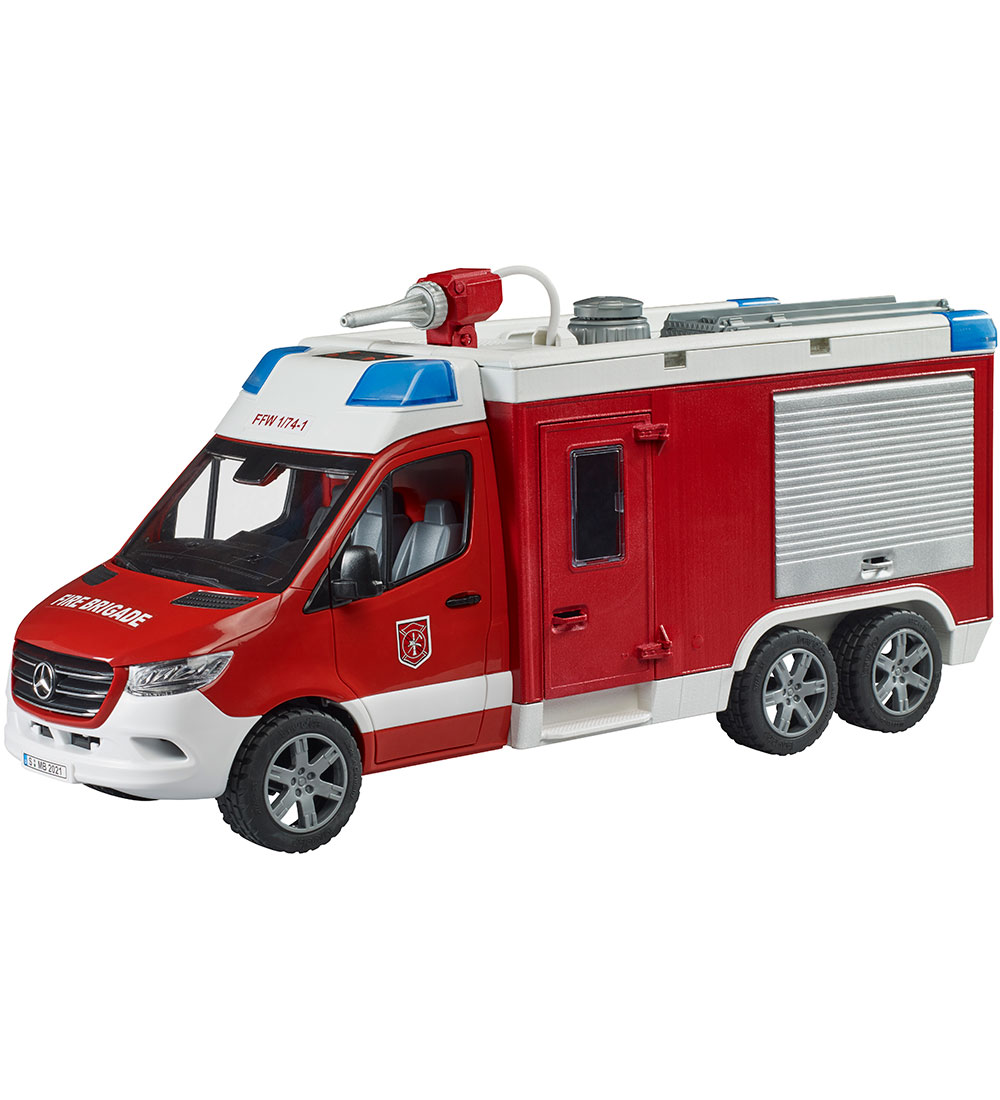 Bruder Car - MB Sprinter Fire Truck w. Water pump... - 02680 - Bruder - OneSize - Car