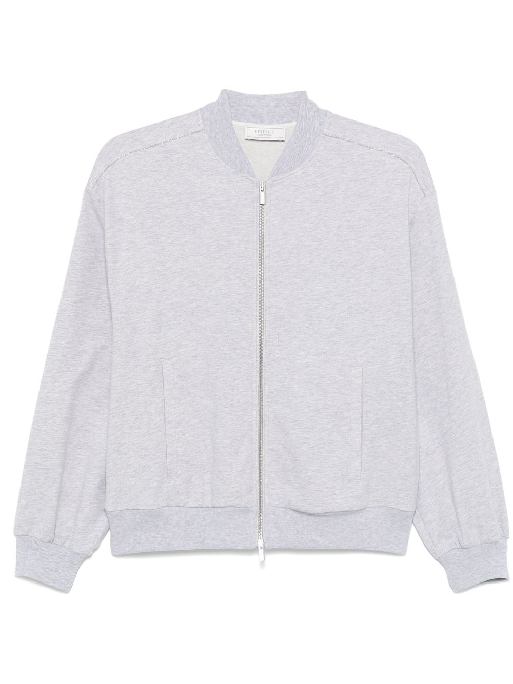 Mélange-effect sweatshirt - Grey