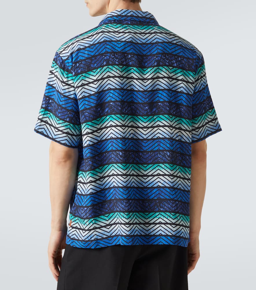 Zigzag bowling shirt