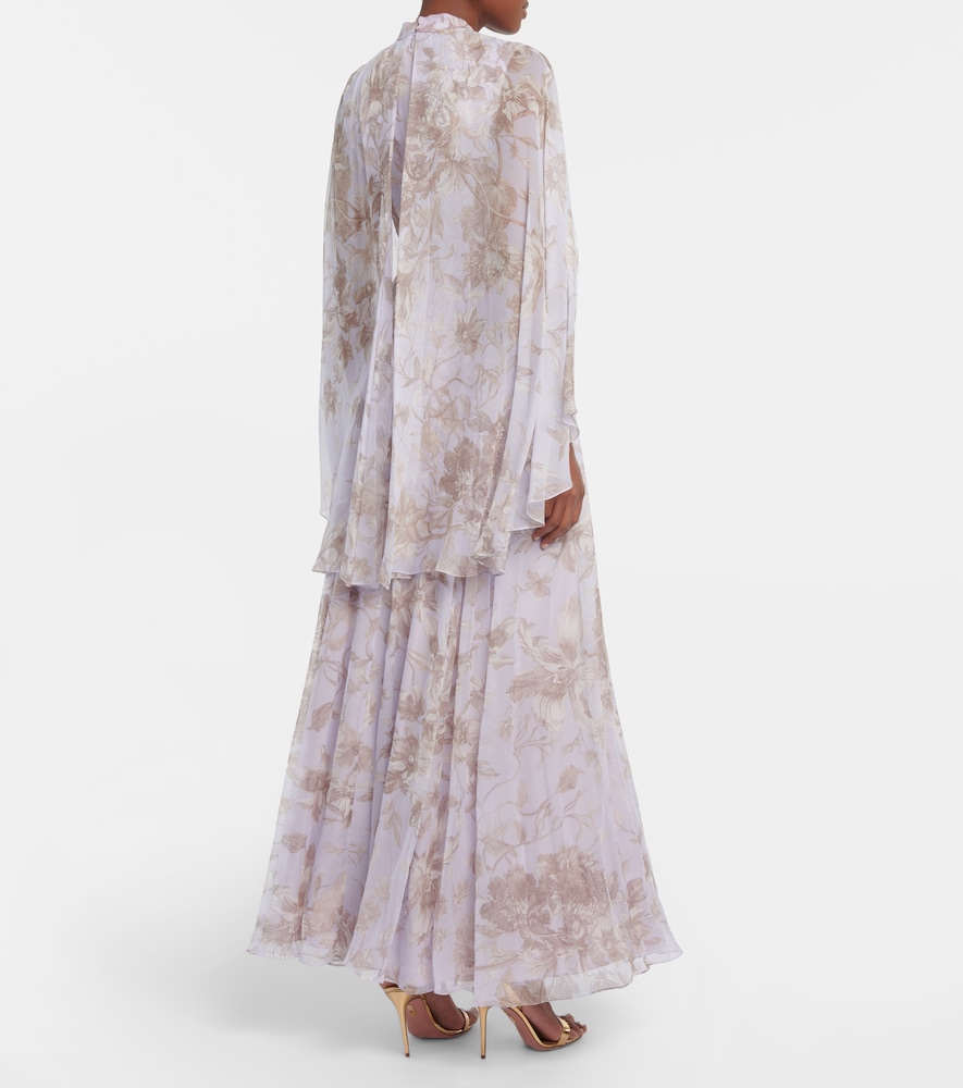 Erdem Chiara printed silk gown