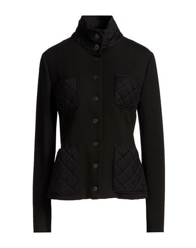 Woman Jacket Black Size 8 Viscose, Polyamide, Elastane