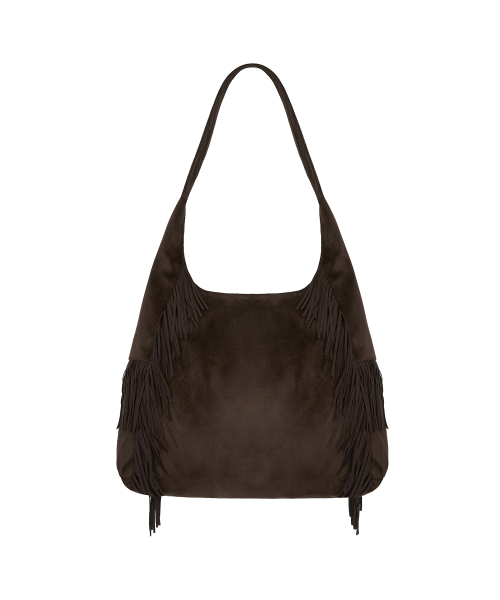 WISH_GEOMETIC SUEDE BAG