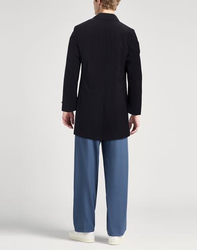 Man Coat Midnight blue Size L Polyester, Polyurethane