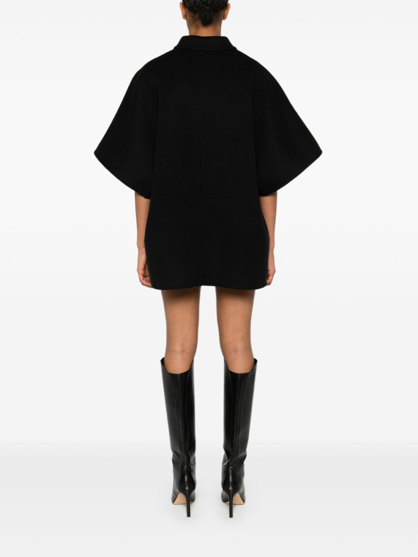 Black GG Reversible Coat