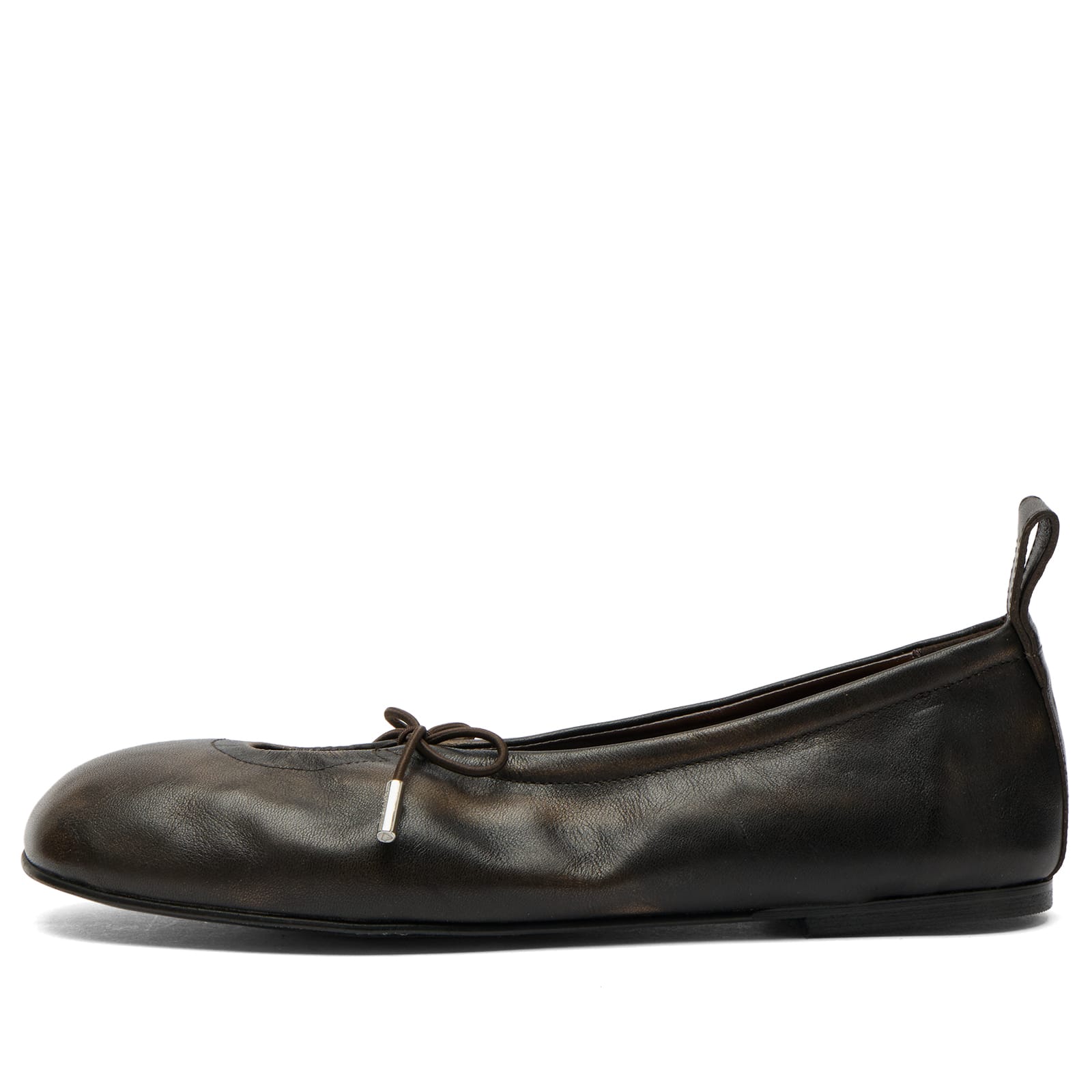 Women's Rosalind Leather Ballet Flats Brushed Brown