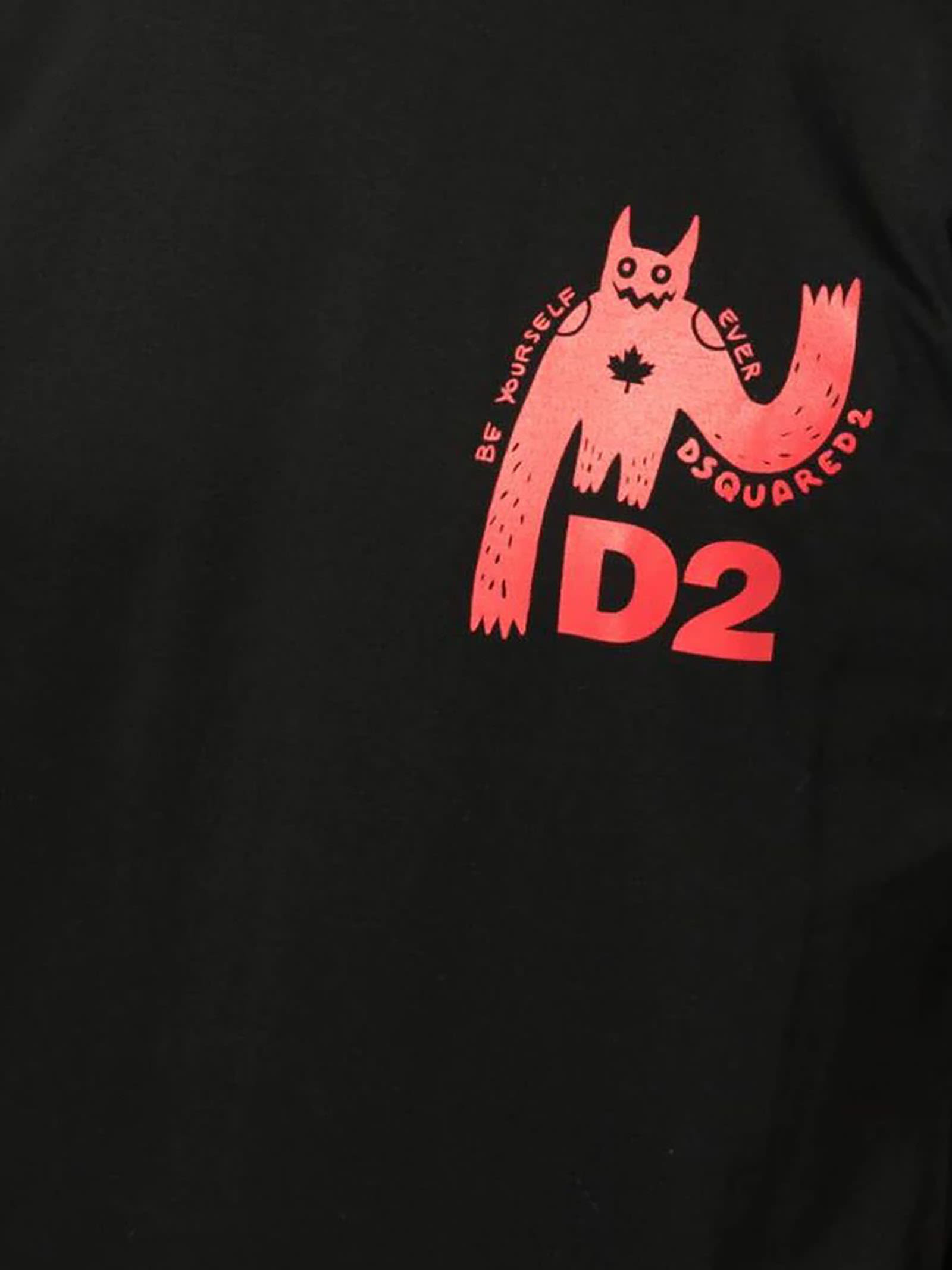 Black Cotton T-Shirt