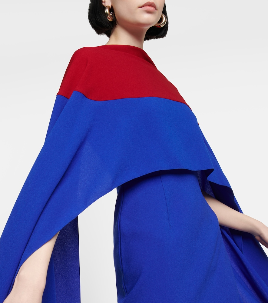 Elina cape midi dress