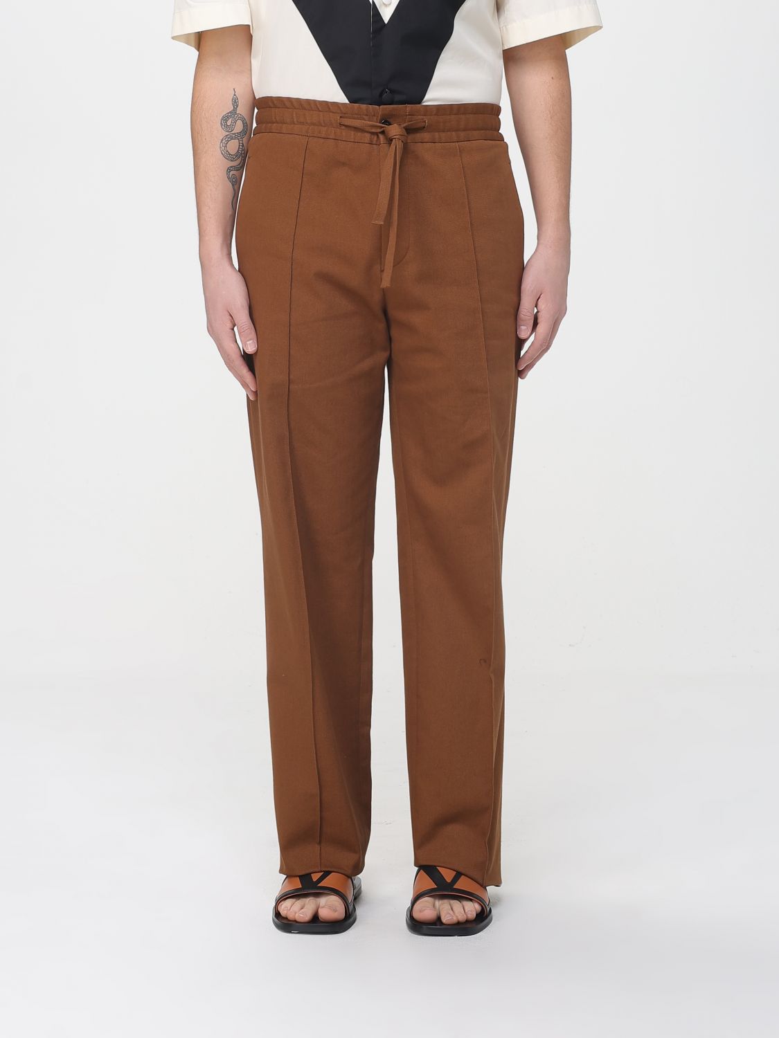Pants Men color Blue