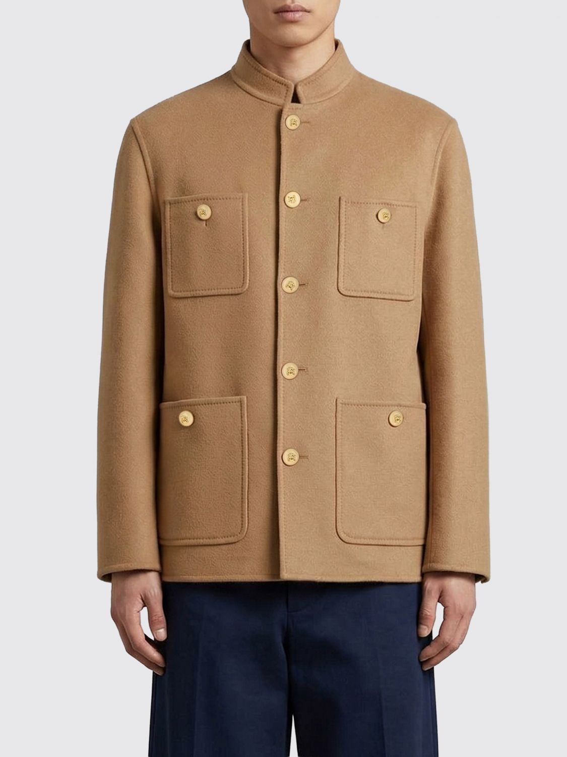 Coat Men color Camel