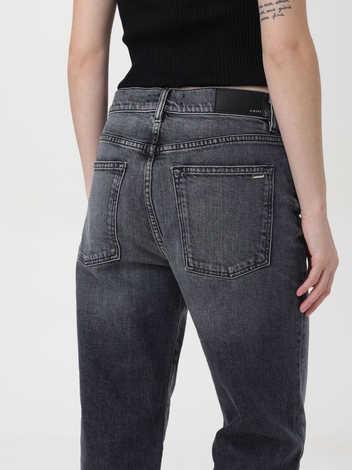 Jeans Woman color Black