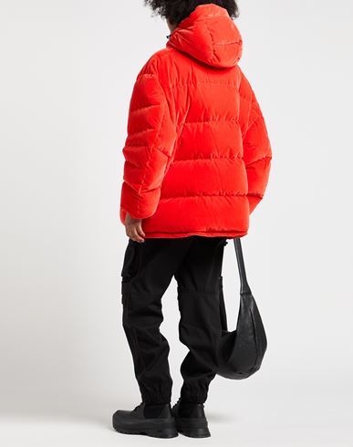 Woman Puffer Red Size 2 Cotton