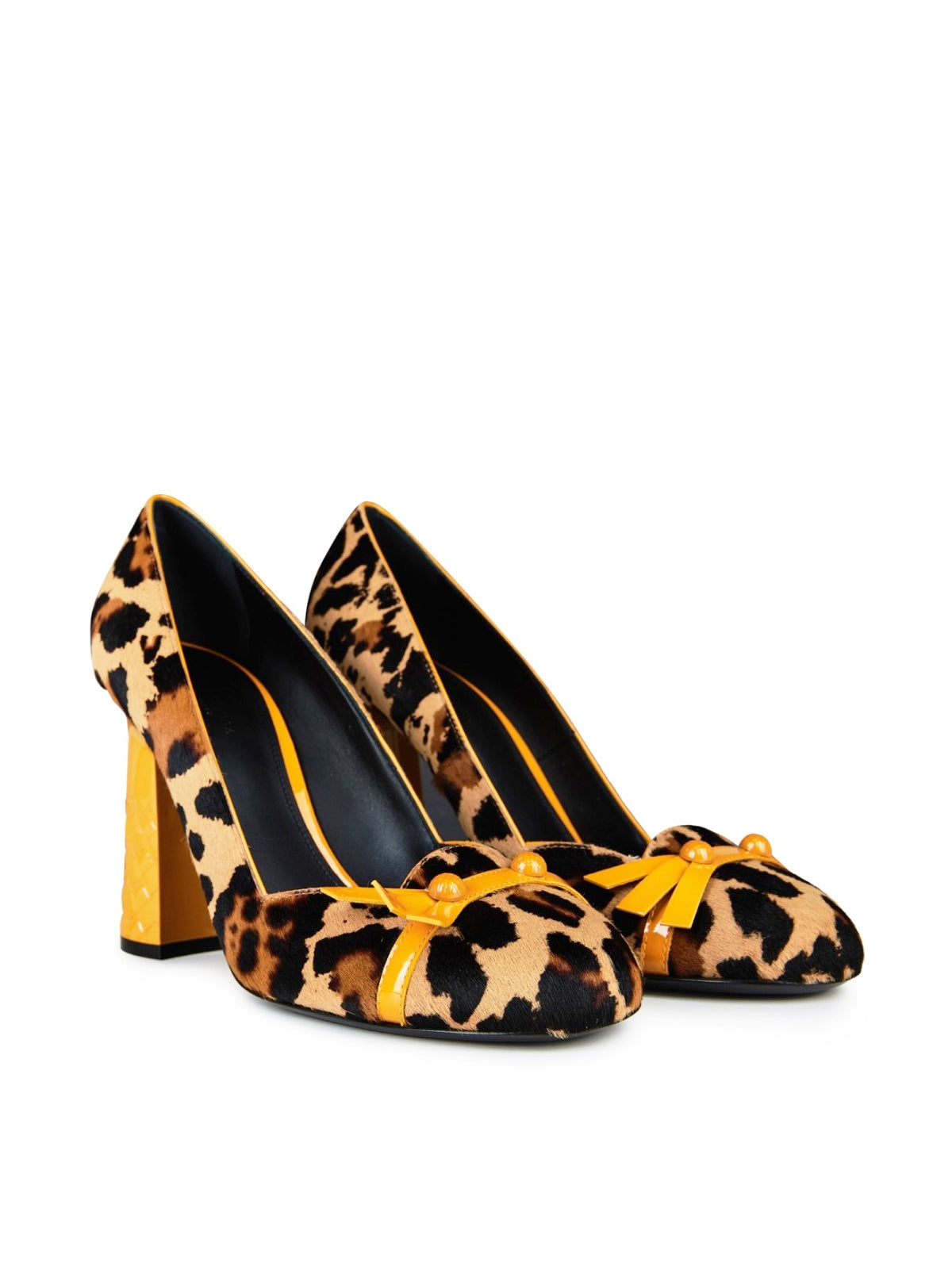 Women's Pony Pollock Pumps Multicolor Hair Leather