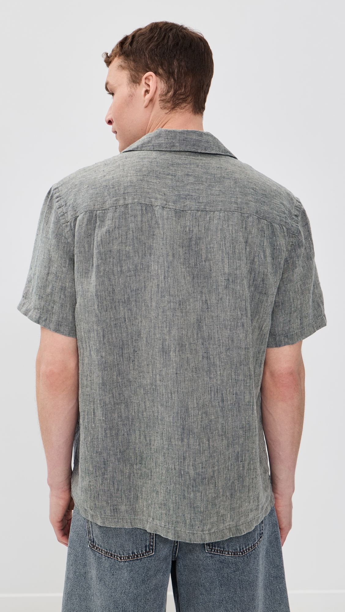 Linen Playa Shirt Bone