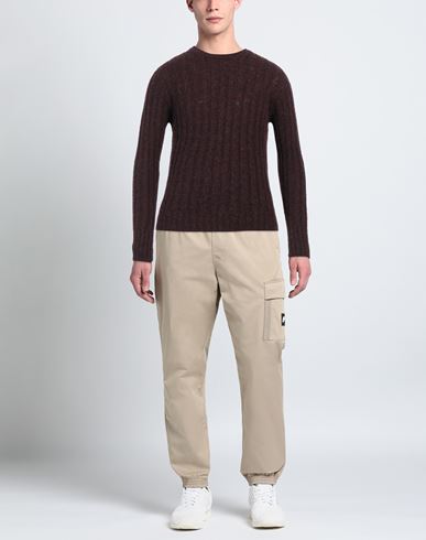 Man Sweater Burgundy Size XS Virgin Wool