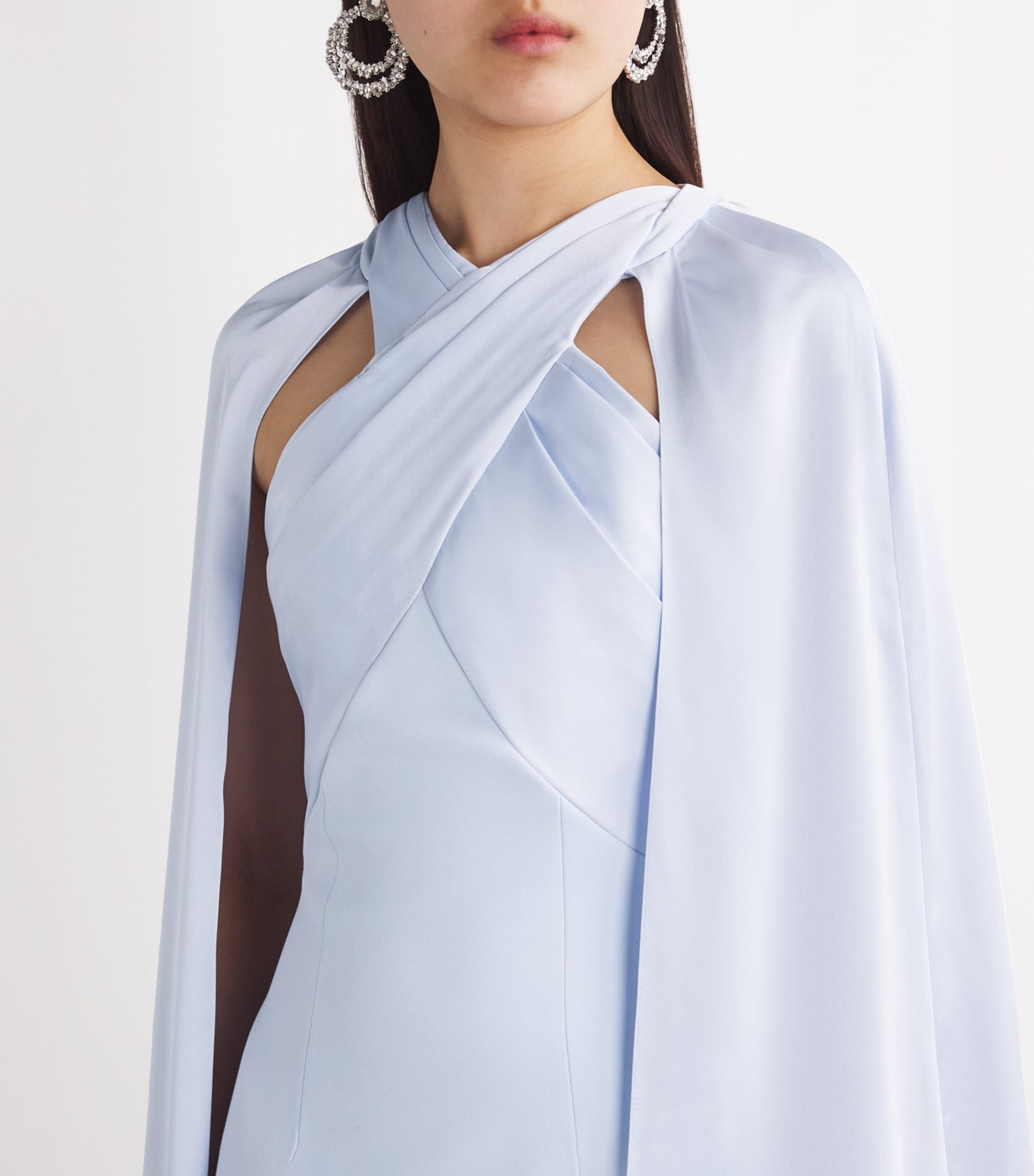 Silk Ayse Cape Gown