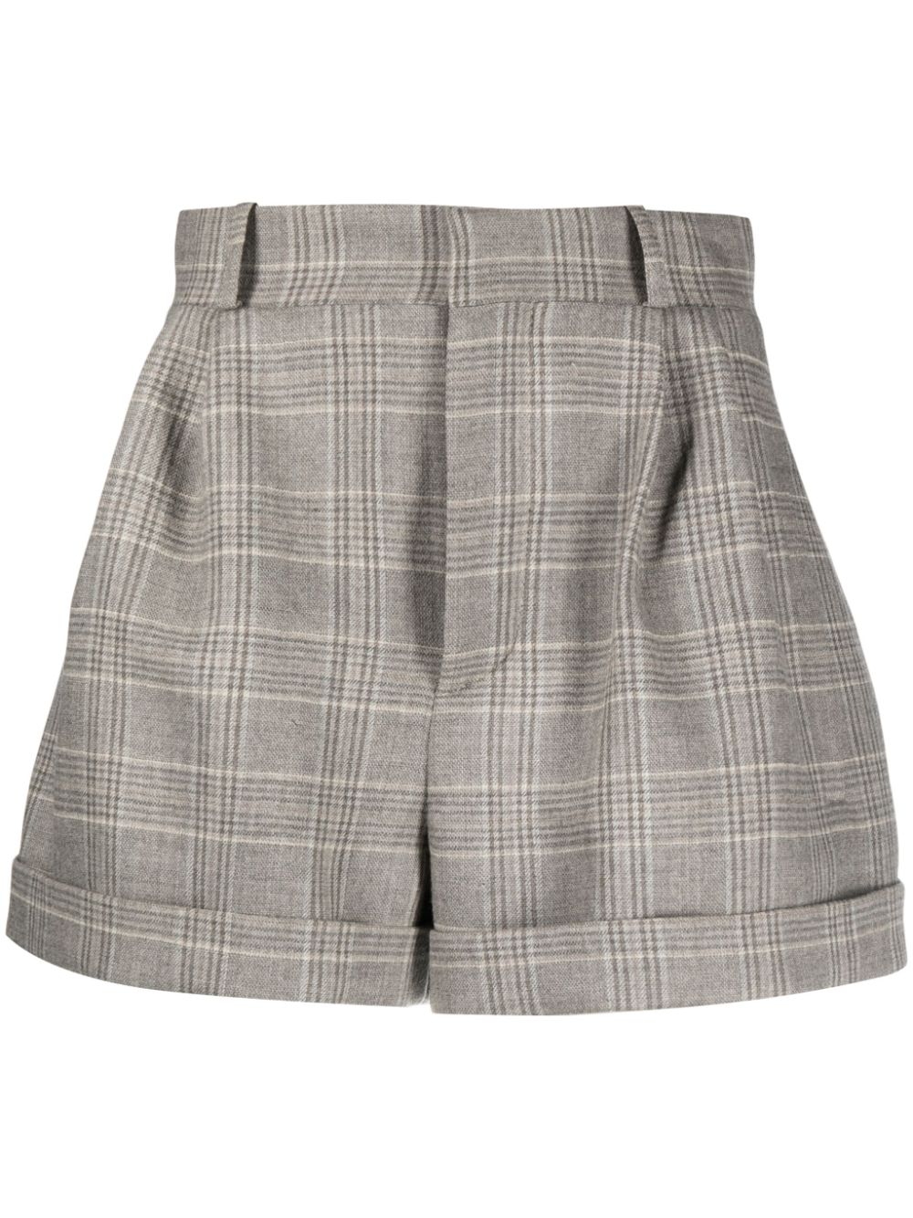 Kudebi plaid-check shorts - Grey