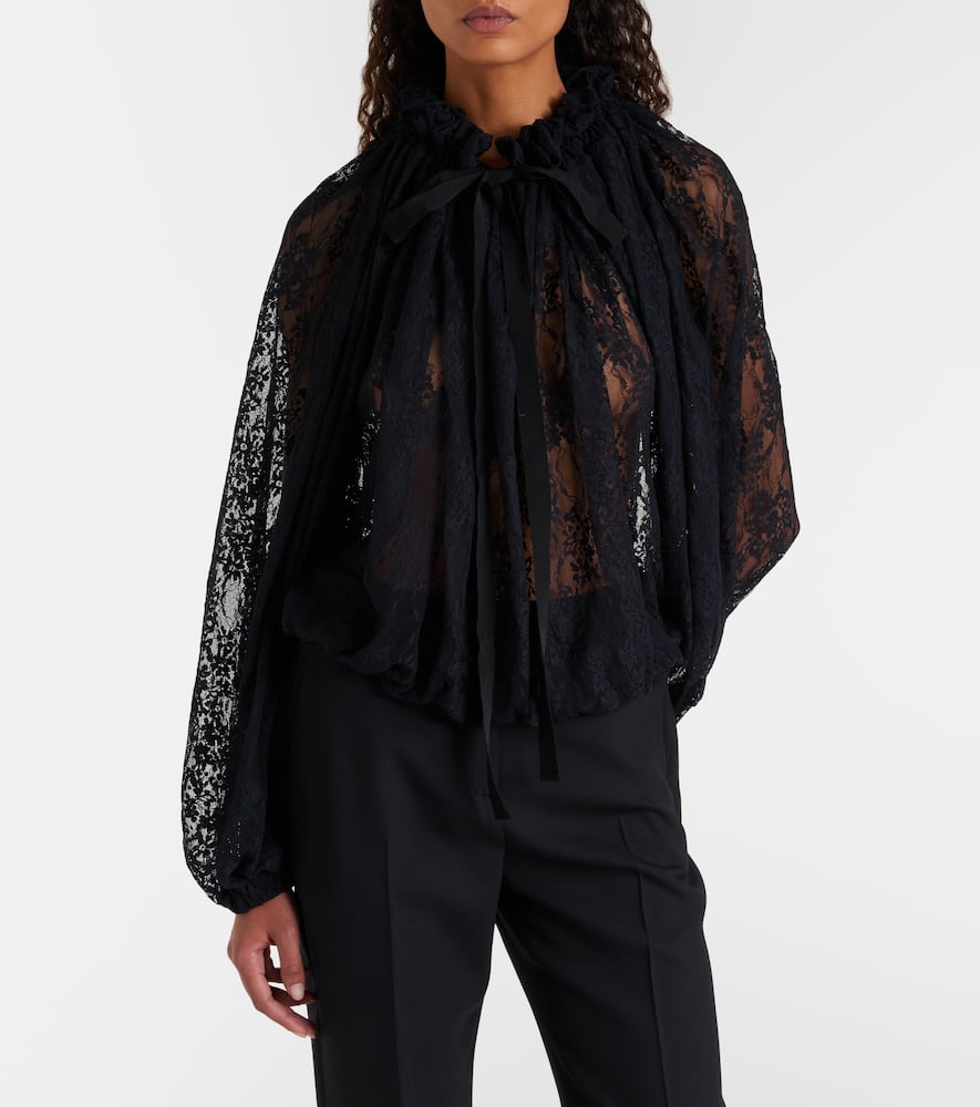 Floral lace blouse