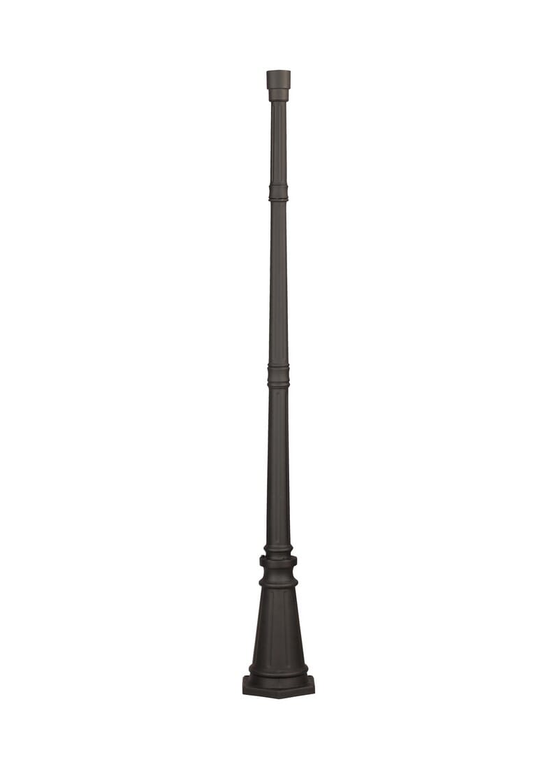 Black Post from the Outdoor Posts Collection