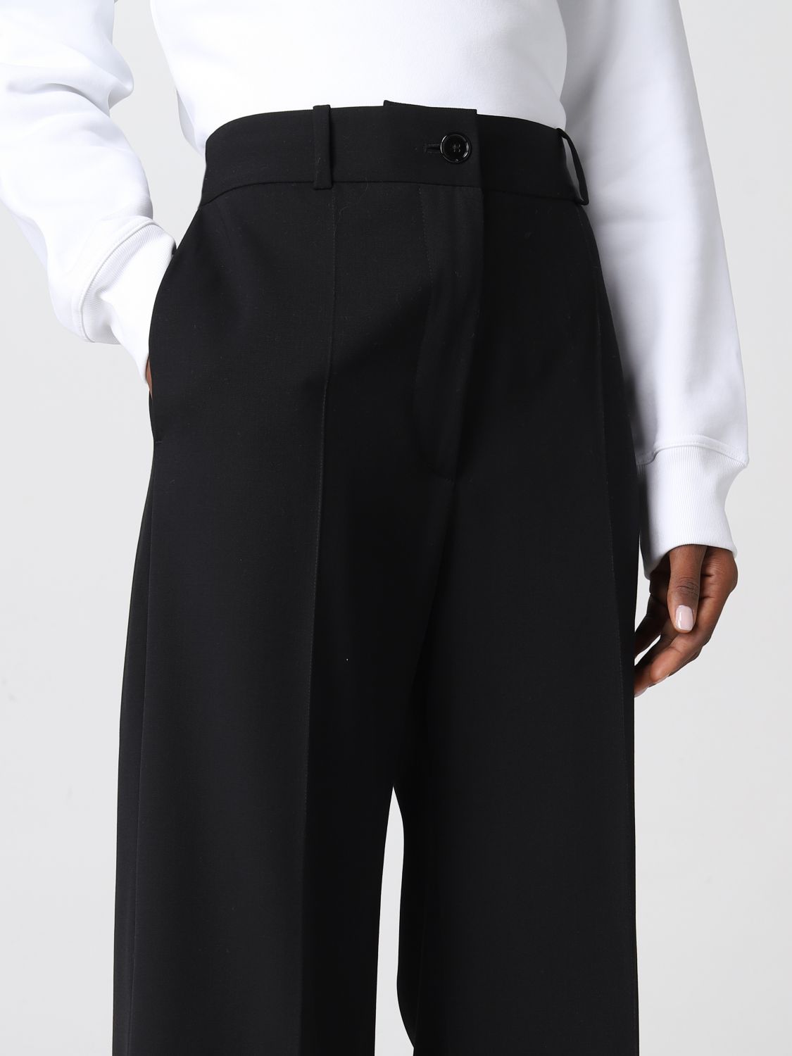 Trousers Women colour Black