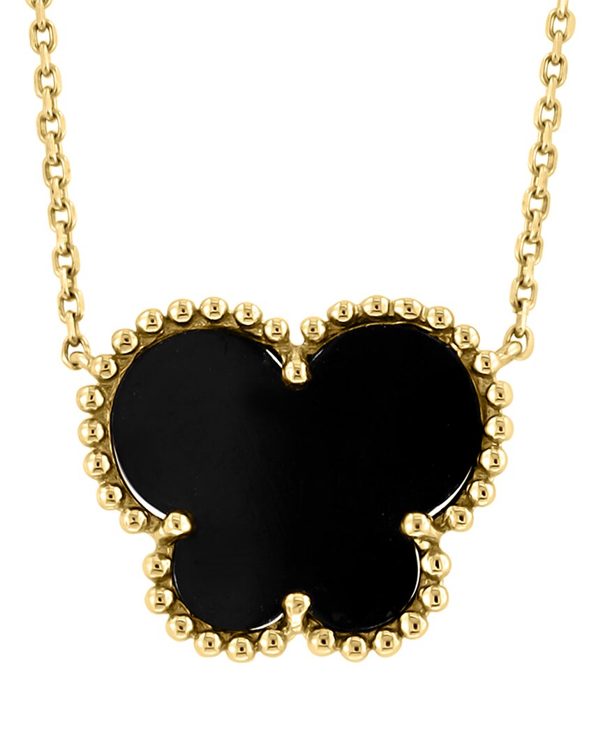 14K 1.45 ct. tw. Onyx Necklace