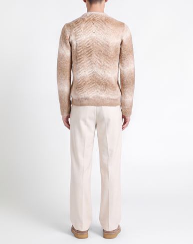 Man Sweater Sand Size XL Acrylic, Polyamide, Mohair wool, Wool, Elastane