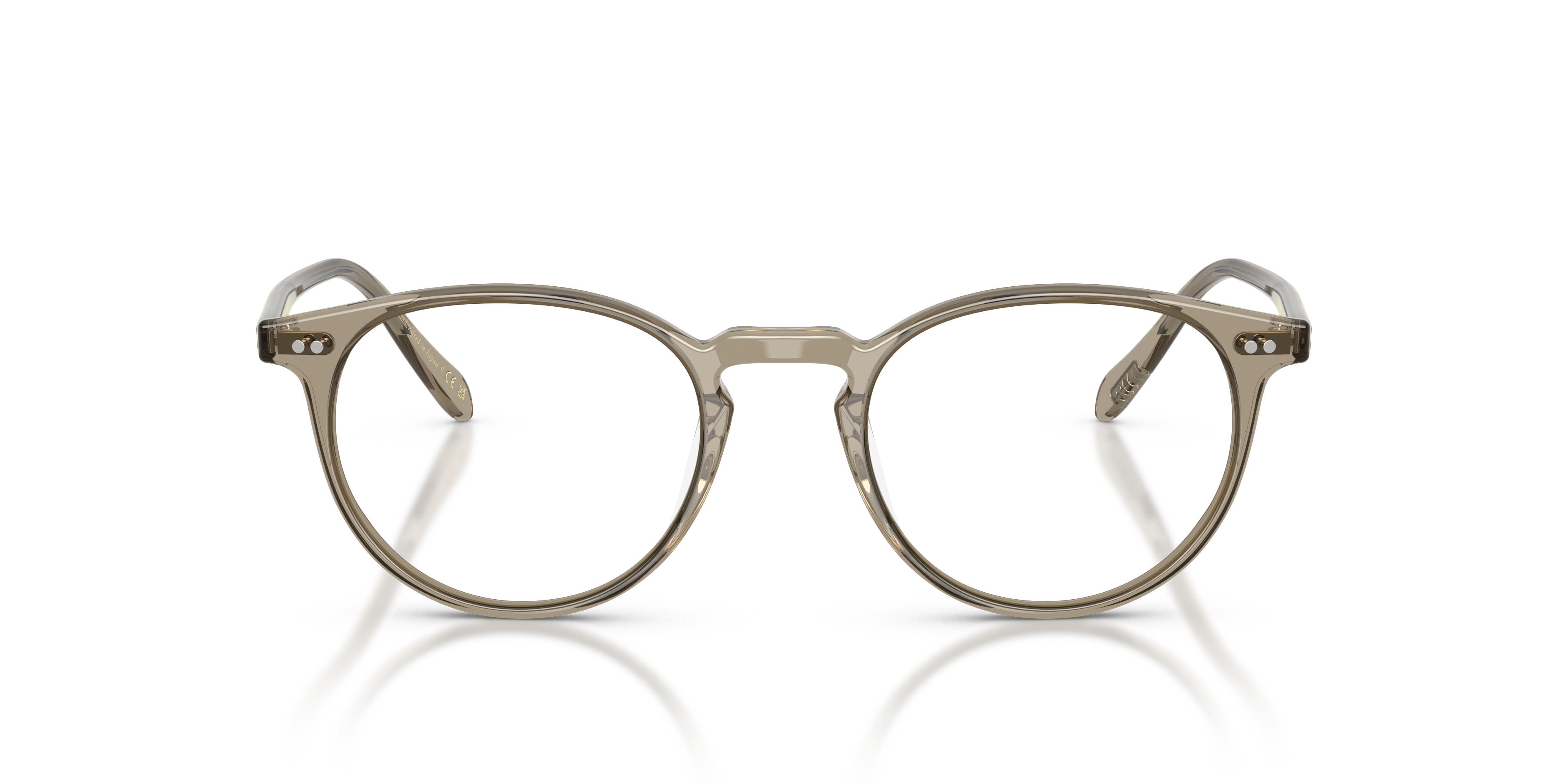 Oliver Peoples Unisex Oliver Peoples OV5004 RILEY-R 1745 Monturas ópticas Acetato Verde Transparente Pantos Norma