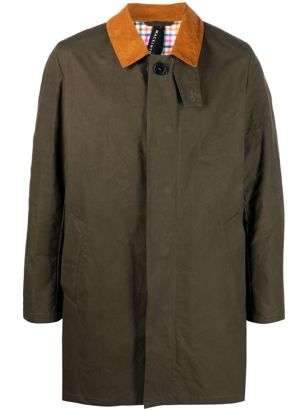 NORFOLK waxed cotton coat - Green