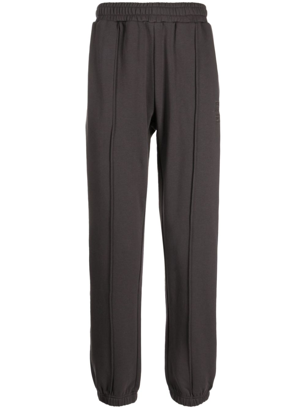 Seam-detail tapered track pants - Grey