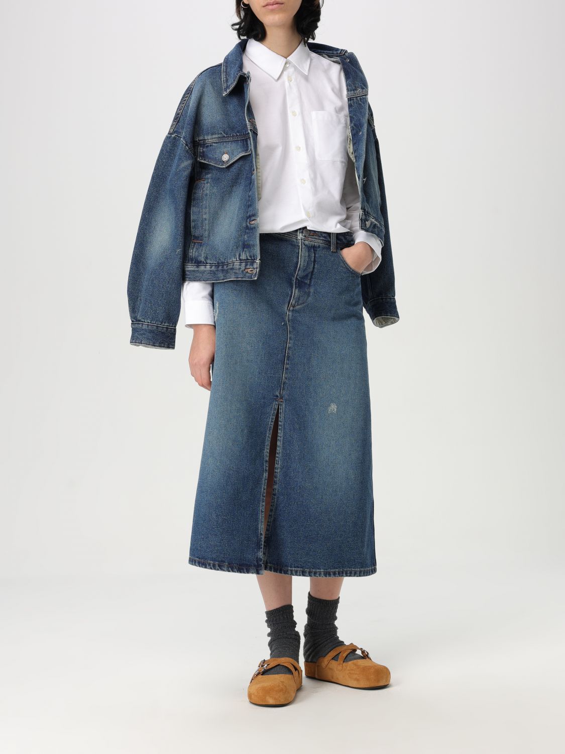 A. P.C. - Giacca Boxy In Denim Cally