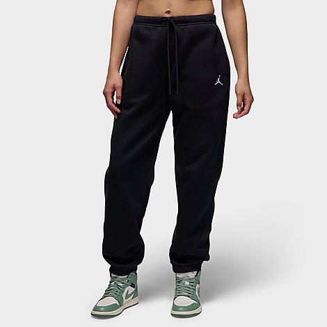 Women's Brooklyn Fleece Pants in Black/White