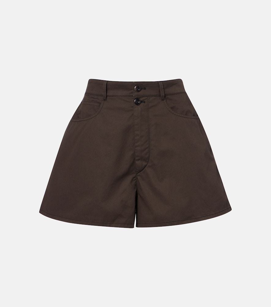 Cotton twill shorts