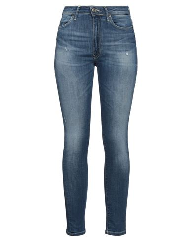 Woman Jeans Blue Size 26 Cotton, Lyocell, Elastane