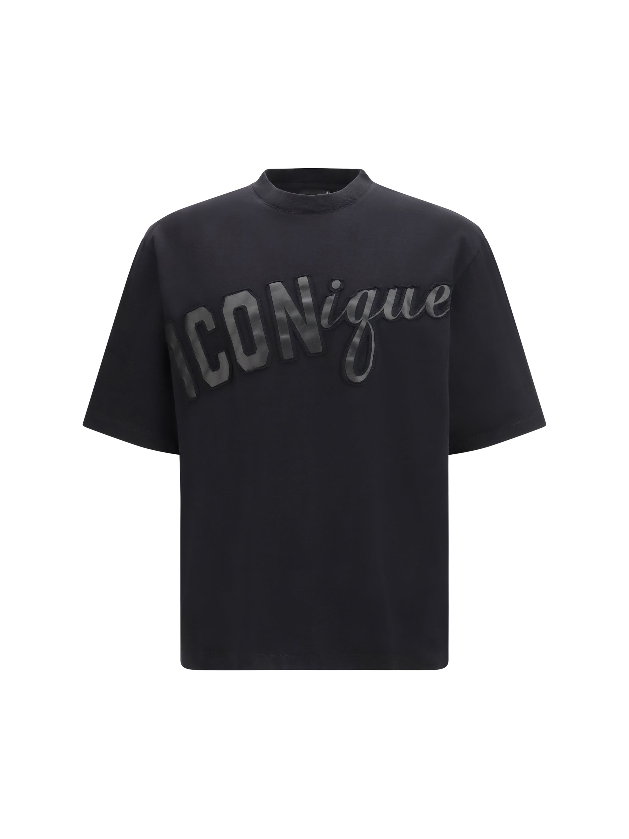 Logo-Print Cotton T-Shirt — Black