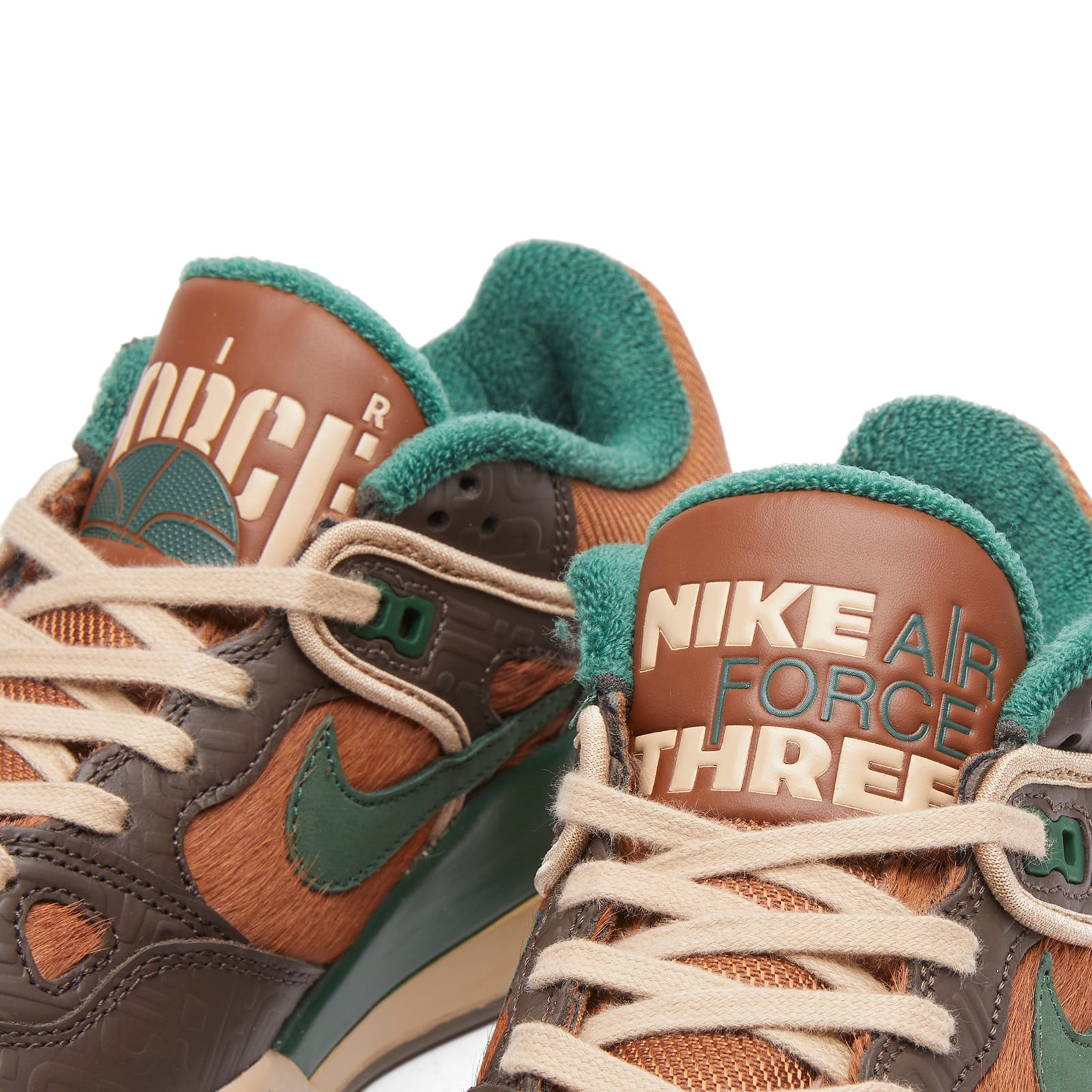 X Nigo Air Force 3 Low SP Sneaker in Brown/Hemp/Pecan