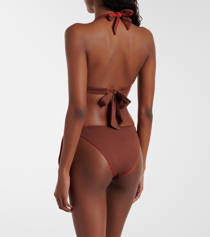 Bazia reversible halterneck bikini top