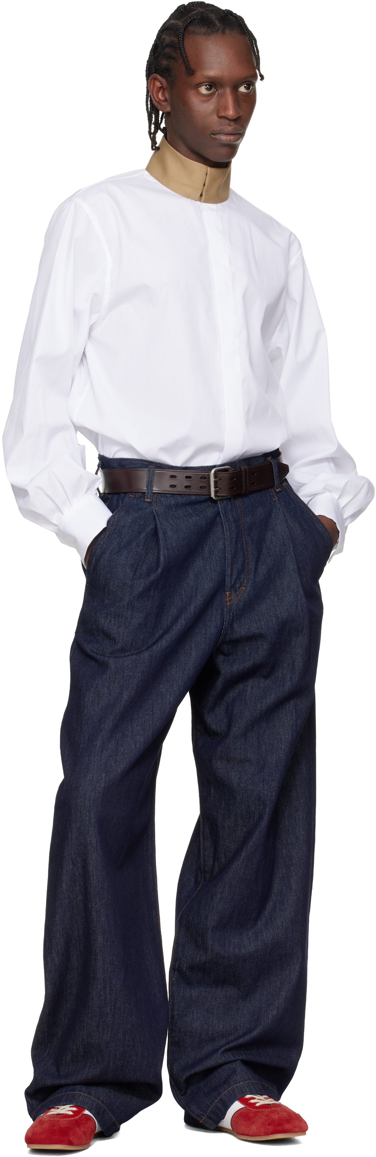 White Loose Cotton Shirt