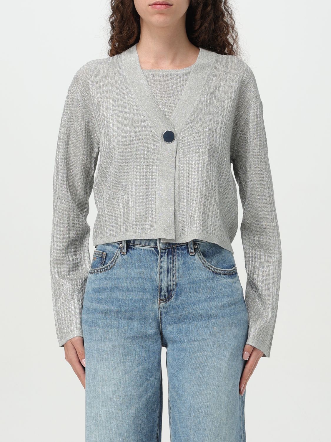 Sweater ARMANI EXCHANGE Woman color Silver