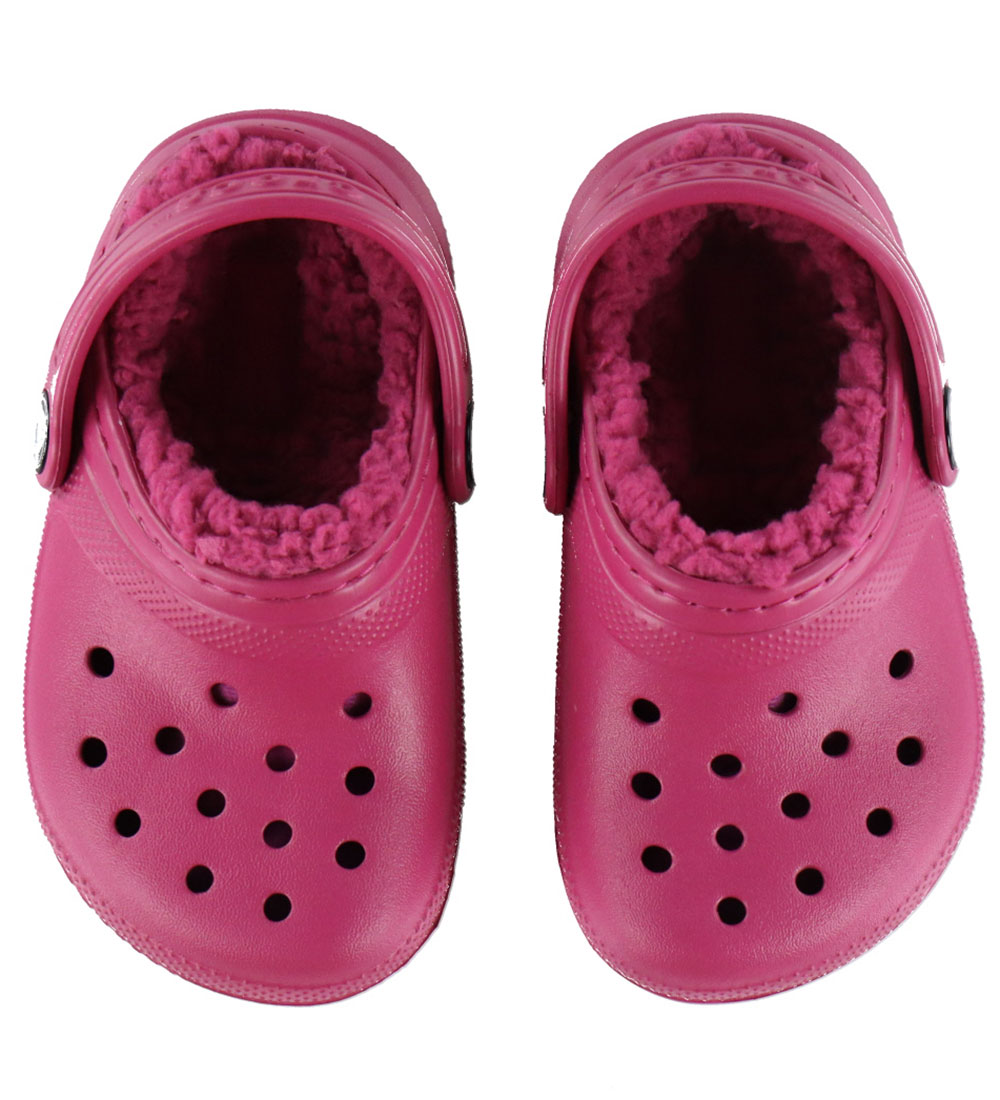 Crocs Sandals w. Lining - Classic+ Lined Clog T - Royal Pink - Crocs - 27/28 - Sanda