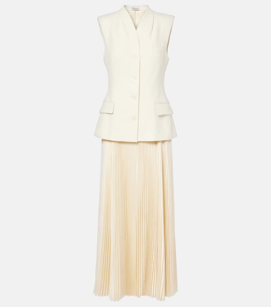 Georgina pleated maxi dress