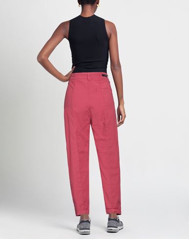 Cigala's Woman Pants Magenta Size 27 Linen, Cotton, Elastane