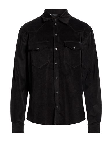 Man Shirt Charcoal Size 15 ¾ Cotton, Cashmere, Elastane