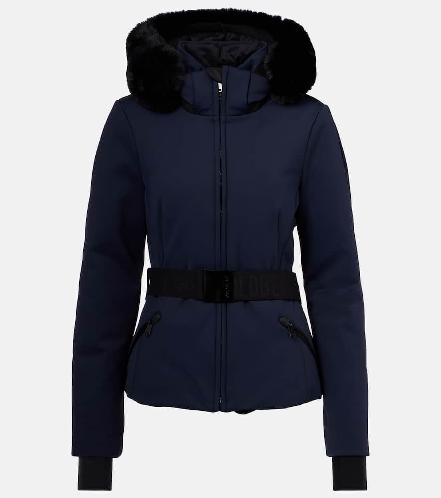 Hida faux fur-trimmed down ski jacket